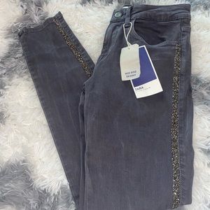 ZARA GRAY JEANS WITH SEQUIN 👖